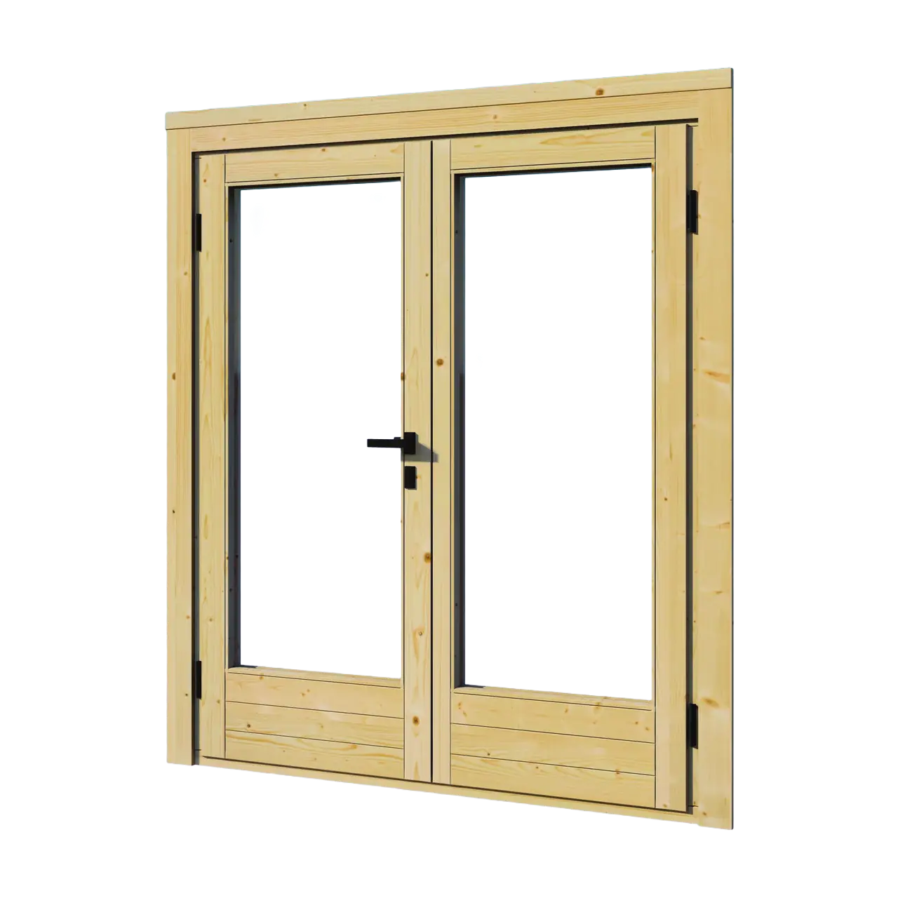 Double Door GDD-1 - Premium 68mm Laminated Pine Double Door with MACO 3-Point Lock Double Door GDD-1 premium laminated pine double door with outward opening and weather-sealed design