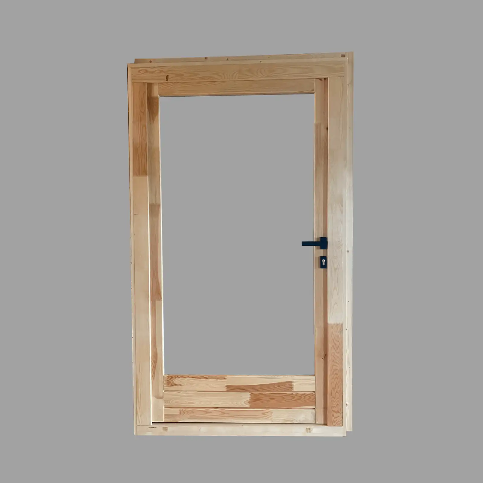 GD-1 Garage Door For Wooden Buildings From Nordic Timber GD-1 door made from Finnish spruce, suitable for prefabricated wooden garages and carports