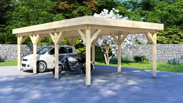 Carport Classic 7×4 Flat