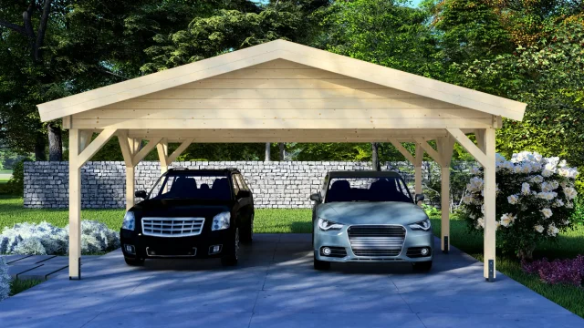 Carport Classic Double 6×6 Apex