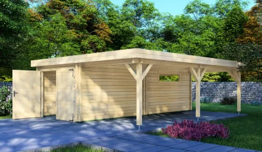 Garage + Carport 6.5×6